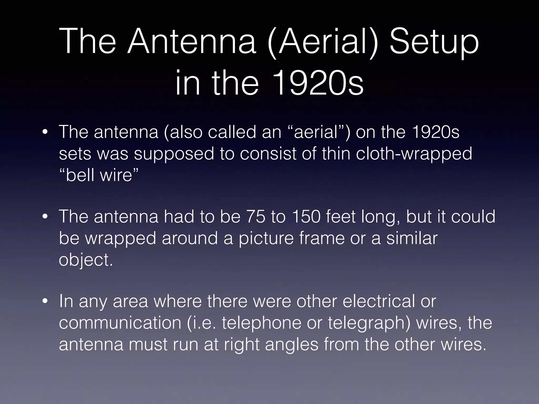 Household Radio Sets in The 1920s | PDF