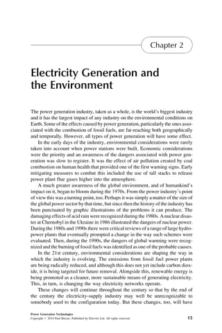 Power Generation Technologies 2nd Edition Breeze Paul | PDF