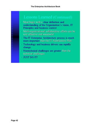 The Enterprise Architecture Book




Page 42
 