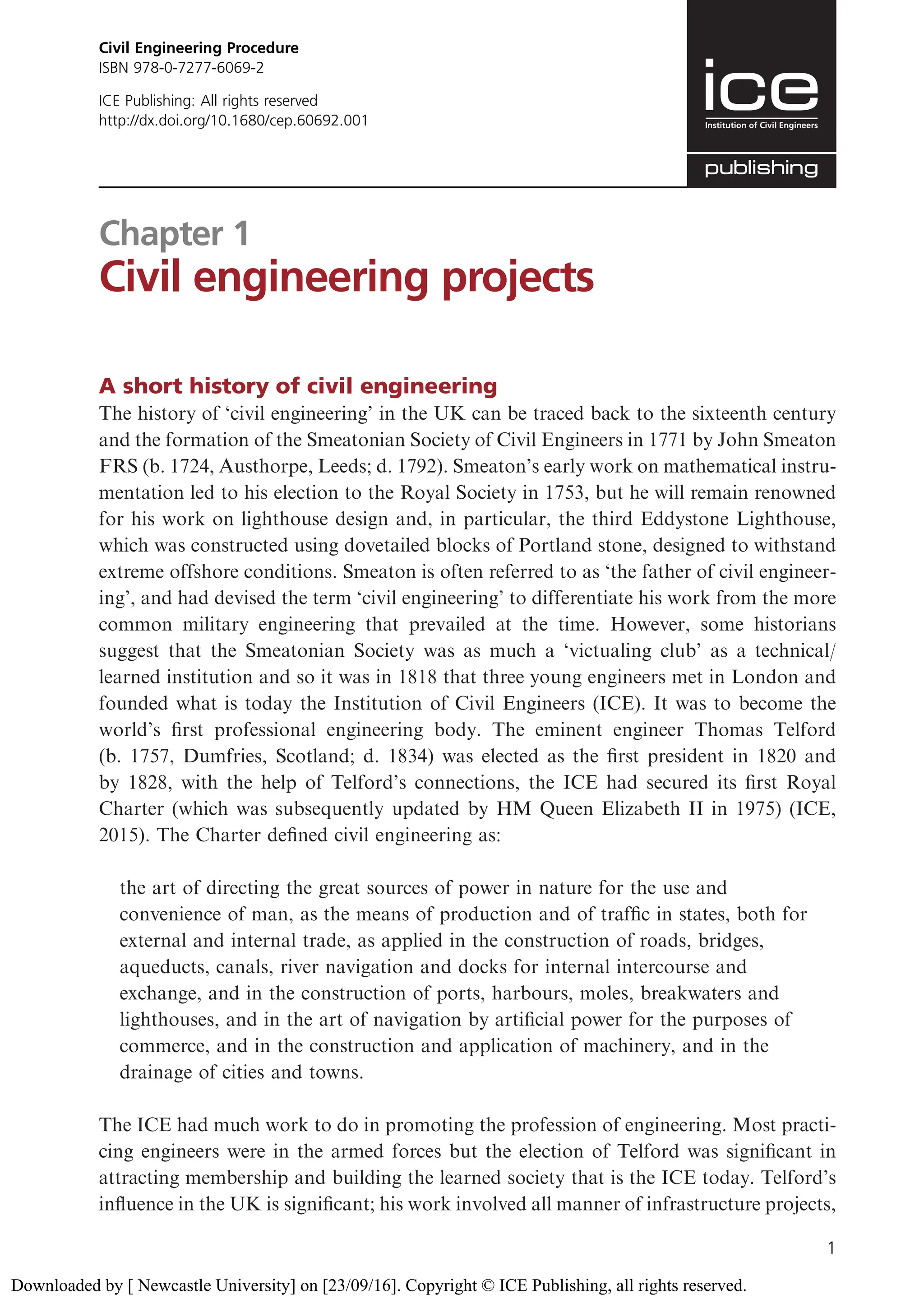Engineer Civil Process Civil Engineering Procedure 7th Edition Institution Of Civil Engineers ...