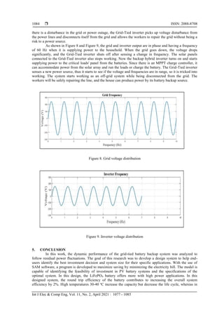 Design and performance analysis of PV grid-tied system with energy ...