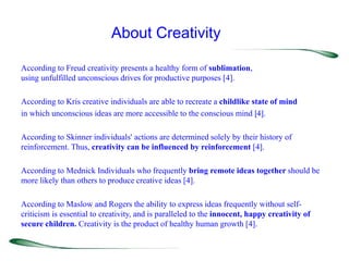 Raising Creative Thinkers | PPTX