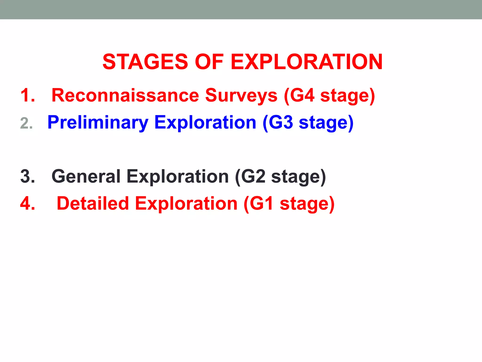 Stages of exploration | PDF