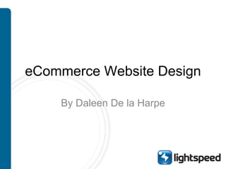 eCommerce Website Design By Daleen De la Harpe 