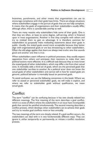 Incompatible Development Politics In Software Development Navigating Stakeholder Power And ...