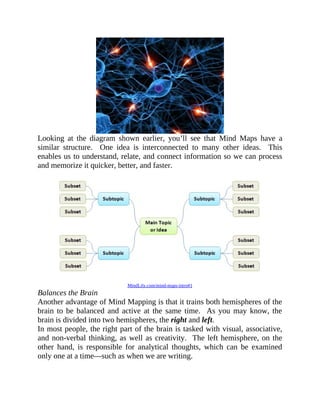 Mind Maps Quicker Notes Better Memory And Improved Learning 30 Mental ...