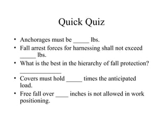 Construction Fall Protection | PPT