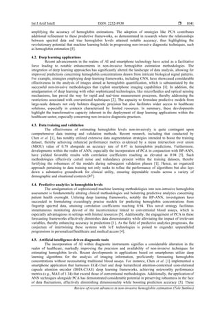Review of recent advances in non-invasive hemoglobin estimation | PDF