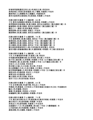 新增素問運氣圖括定局立成/(明)熊宗立撰.-明初刻本
素問鈔補正:附滑氏診家樞要/(明)丁瓚輯.-明嘉靖 8 年刻本
讀素問鈔/(元)滑壽輯(明)汪機續注.-明嘉靖刻本
黃帝內經素問注證發微/(明)馬蒔撰.-明萬曆 14 年刻本

四庫全書存目叢書.子 39,醫家類，800 頁
子目:黃帝內經靈樞注證發微/(明)馬蒔撰.-明萬曆 14 年刻本
素問懸解附校餘偶識/(清)黃元禦撰.-清同治光緒間刻《黃氏遺書三種》本
靈樞懸解/(清)黃元禦撰.-清同治光緒間刻《黃氏遺書三種》本
圖註八十一難經/(明)張世賢撰.-明刻本
難經經釋/(清)徐大椿撰.-清雍正 5 年刻本
難經懸解/(清)黃元禦撰.-清同治光緒間刻《黃氏遺書三種》本

四庫全書存目叢書.子 40,醫家類，798 頁
子目:傷寒懸解/(清)黃元禦撰.-清同治 7 年刻《黃氏醫書八種》本
傷寒說意/(清)黃元禦撰.-清同治 7 年刻《黃氏醫書八種》本
金匱懸解/(清)黃元禦撰.-清同治 7 年刻《黃氏醫書八種》本
長沙藥解/(清)黃元禦撰.-清同治 7 年刻《黃氏醫書八種》本
圖注脈訣辯真脈訣附方/(晉)王叔和撰(明)張世賢注.-明刻本
重校宋竇太師瘡瘍經驗全書/(宋)竇漢卿撰.-明隆慶 3 年三衢大酉堂刻本

四庫全書存目叢書.子 41,醫家類，815 頁
子目:大本瓊瑤發明神書/(宋)劉真人撰.-明刻本
珍珠囊指掌補遺藥性賦/(金)李杲撰.-清光緒 23 年刻本
張子和心鏡別集/(元)常德輯.-明萬曆 29 年刻《古今醫統正脈全書》本
河間傷寒心要/(金)劉洪輯.-明萬曆 29 年刻《古今醫統正脈全書》本
如宜方/(元)艾元英撰.-明初刻本
泰定養生主論/(元)王珪撰.-明正德 6 年刻本
南北經驗醫方大成/(元)孫允賢撰.-日本寬永 3 年刻本
劉河間傷寒醫鑑/(元)馬宗素撰.-明萬曆 29 年刻《古今醫統正脈全書》本
雜病治例/(明)劉純撰.-明成化 15 年刻本
傷寒治例/(明)劉純撰.-明刻本
醫方選要/(明)周文採輯.-明刻本
袖珍小兒方/(明)徐用宣撰.-明刻本

四庫全書存目叢書.子 42,醫家類，845 頁
子目:安老懷幼書/(明)劉宇輯.-明弘治 11 年刻本
神應經/(明)陳會撰.-日本昭和 49 年東京都盛文堂據日本正保 2 年版翻刻本
醫史/(明)李濂輯.-明刻本
藥鏡/(明)蔣儀撰.-明崇禎 14 年刻本
新編醫學正傳/(明)虞摶撰.-明萬曆 6 年刻本

四庫全書存目叢書.子 43,醫家類，779 頁
子目:萬氏家抄濟世良方/(明)萬表輯(明)萬邦孚增補.-明萬曆 37 年刻本
攝生眾妙方/(明)張時徹輯.-明隆慶 3 年刻本
急救良方/(明)張時徹輯.-明嘉靖 29 年自刻本
加減靈秘十八方/(明)胡嗣廉輯.-清光緒 17 年刻《六醴齋醫書》本
心印紺珠經/(明)李湯卿輯.-明嘉靖 21 年刻本
運氣易覽/(明)汪機輯.-明嘉靖 12 年刻本
 