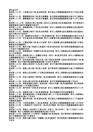 書社鉛印本
集部第 1541 冊：七經樓文鈔六卷(清)蔣湘南撰 影印復旦大學圖書館藏清同治八年馬氏家塾
刻本
集部第 1541 冊：爾爾書屋詩草八卷(清)史夢蘭撰 影印遼寧省圖書館藏清光緒元年止園刻本
集部第 1541 冊：爾爾書屋文鈔二卷(清)史夢蘭撰 影印遼寧省圖書館藏清光緒十七年止園刻
本
集部第 1541-42 冊：經德堂文集六卷別集二卷浣月山房詩集五卷(清)龍啟瑞撰 影印華東師大
圖書館藏清光緒四年龍繼棟京師刻本
集部第 1542 冊：煙嶼樓詩集十八卷(清)徐時棟撰 影印上海辭書出版社圖書館出版社藏清同
治七年葉鴻年刻本
集部第 1542 冊：煙嶼樓文集四十卷(清)徐時棟撰 影印上海辭書出版社圖書館出版社藏清光
緒元年葛氏松竹居刻本
集部第 1542-43 冊：集義軒詠史詩鈔六十卷(清)羅惇衍撰 影印天津圖書館藏清光緒元年刻本
集部第 1543 冊：昨非集四卷(清)劉熙載撰 影印上海辭書出版社圖書館藏清刻古桐書屋六種
本
集部第 1543 冊：玉鑒堂詩集六卷(清)汪曰楨撰 影印上海辭書出版社圖書館藏民國十年劉氏
嘉業堂刻吳興叢書本
集部第 1544 冊：濂亭文集八卷遺文五卷遺詩二卷(清)張裕釗撰 影印遼寧省圖書館藏清光緒
八年查氏木漸齋蘇州刻本
集部第 1544 冊：遜學齋詩鈔十卷續鈔五卷(清)孫依言撰 影印上海辭書出版社圖書館藏清同
治三年刻增修本
集部第 1544 冊：遜學齋文鈔十二卷續鈔五卷首一卷末一卷(清)孫依言撰 影印上海辭書出版
社圖書館藏清同治十二年刻增修本
集部第 1544 冊：詒安堂詩初稿八卷詒安堂二集八卷詒安堂詩餘三卷詒安堂試貼詩鈔一卷(清)
王慶勳撰 影印中國科學院圖書館藏清咸豐三年刻五年增修本
集部第 1545 冊：龍壁山房詩草十七卷(清)王拯撰 影印中國科學院圖書館藏清同治桂林楊博
文堂刻本
集部第 1545 冊：龍壁山房文集八卷(清)王拯撰 影印華東師大圖書館藏清光緒七年陳寶箴刻
本
集部第 1545 冊：賭棋山莊所著書二十五種(清)謝章鋌撰 影印上海辭書出版社圖書館藏清光
緒刻本
集部第 1545 冊：味經山館詩鈔六卷評語一卷(清)戴鈞衡撰 影印上海圖書館藏清道光王祜蕃
刻本
集部第 1545 冊：味經山館文鈔四卷(清)戴鈞衡撰 影印天津圖書館藏清咸豐三年刻本
集部第 1545 冊：帶耕堂遺詩五卷首一卷崇祀錄一卷吳中判牘一卷(清)蒯德模撰 影印華東師
大圖書館藏民國十八年刻蒯氏家集本
集部第 1546 冊：雪門詩草十四卷(清)許瑤光撰 影印上海辭書出版社圖書館藏清同治十三年
刻本
集部第 1546 冊：通義堂文集十六卷(清)劉毓崧撰 影印民國劉氏刻求恕齋叢書本
集部第 1547 冊：養知書屋詩集十五卷養知書屋文集二十八卷(清)郭嵩燾撰 影印上海辭書出
版社圖書館藏清光緒十八年刻本
集部第 1547 冊：鄒征君存稿一卷(清)鄒伯奇撰 影印復旦大學圖書館藏清同治十二年鄒達泉
刻鄒徵君遺書本
集部第 1547 冊：尺岡草堂遺集十二卷(清)陳璞撰 影印復旦大學圖書館藏清光緒十五年刻本
集部第 1548 冊：小匏庵詩存六卷卷末附一卷(清)吳仰賢撰 影印復旦大學圖書館藏清光緒四
年刻本
集部第 1548 冊：黃鵠山人詩初鈔十八卷(存卷一至卷七、卷九至卷十、卷十二至卷十八)(清)
林壽圖撰 影印上海辭書出版社圖書館藏清光緒六年刻本
集部第 1548 冊：補勤詩存二十四卷首一卷續編五卷(清)陳遄� 影印華東師大圖書館藏清光
緒三年橘蔭軒刻光緒十年增修本
集部第 1548 冊：勤餘文牘六卷首一卷續編二卷(清)陳遄� 影印華東師大圖書館藏清光緒四
年刻本
 