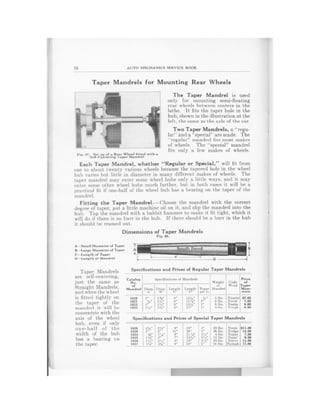 1929   auto mechanics service book - no 66
