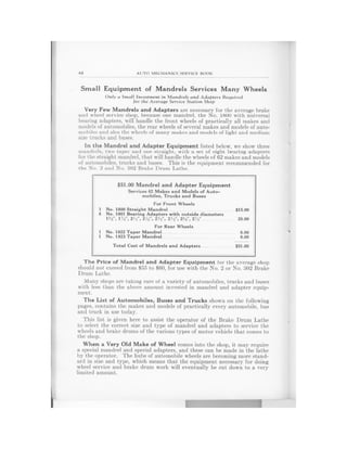 1929   auto mechanics service book - no 66