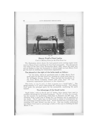 1929   auto mechanics service book - no 66