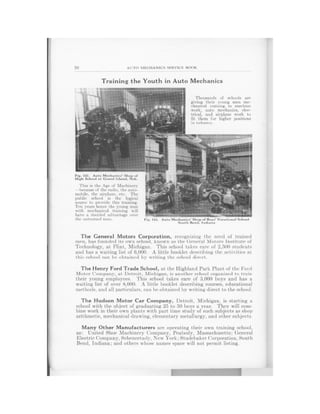 1929   auto mechanics service book - no 66