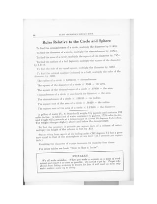 1929   auto mechanics service book - no 66