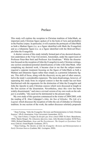 The John Also Called Mark: Reception and Transformation in Christian ...