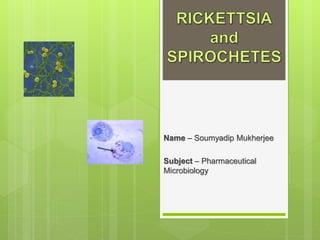 Name – Soumyadip Mukherjee
Subject – Pharmaceutical
Microbiology
 