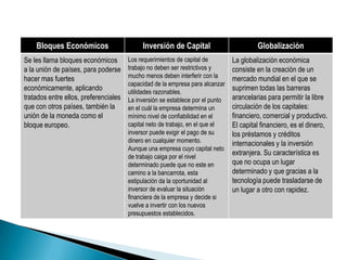 Ejercicio30: Reflexión escrita sobre el articulo organización para la cooperación y el desarrollo económicos.	Me parece bien este tipo de organizaciones internacionales intergubernamentales que agrupan a los países más industrializados en donde los representantes de las naciones que lo integran se reúnen para intercambiar información y armonizar políticas con el objetivo de maximizar su crecimiento económico, además de ayudar al desarrollo de sus integrantes.		México en mayo de 1994, a tan solo cinco meses del inicio de vigencia del tratado de libre comercio de América del norte con Canadá y estados unidos, y poco después experimentar una de las mas severas crisis económicas –financiera, México pasó a ser el socio numero 25 de la OCDE. Ello implicó adoptar compromisos en aéreas de educación, turismo, comercio, medio ambiente, pesca, agricultura, liberalización de los mercados de capitales y de operaciones corrientes monetarias, entre otras. Los compromisos adquiridos forman parte del protocolo de adhesión y fue publicado en el diario oficial de la federación en julio de 2004.		Aunque México es el país clasificado al ultimo de este tratado creo que ha ayudado un poco pero también ha perjudicado ya que al ser el mas bajo y su economía se basa en países superiores tiene que gastar más para comprar productos de estos.