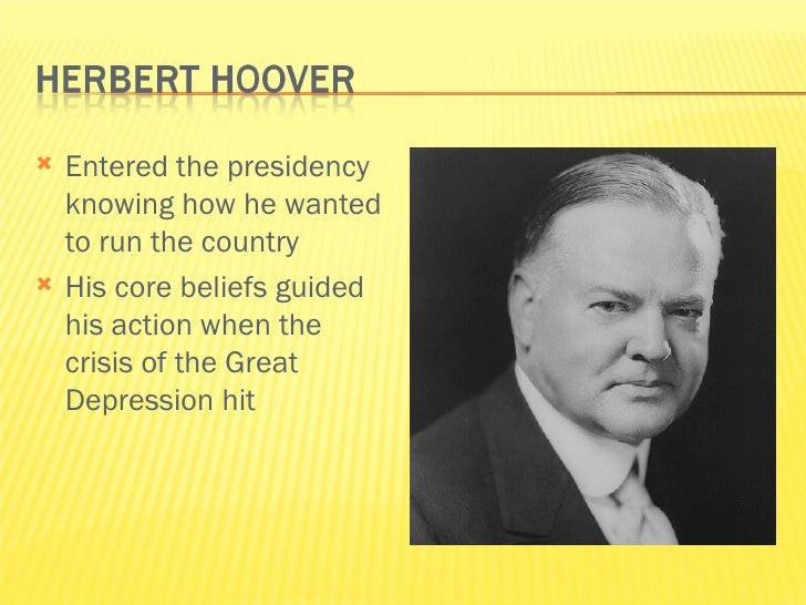 1930s Herbert Hoover Lecture 4