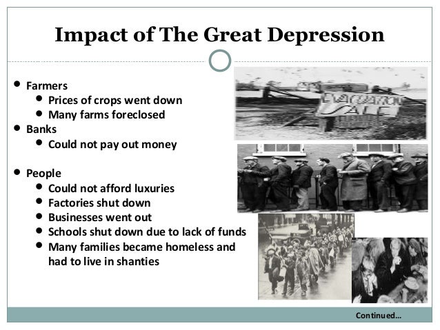What Were the Social and Psychological Effects of the Great Depression?