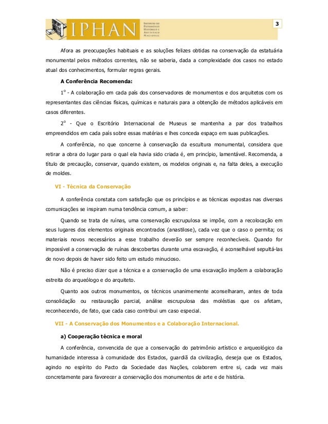 Carta de Atenas 1931