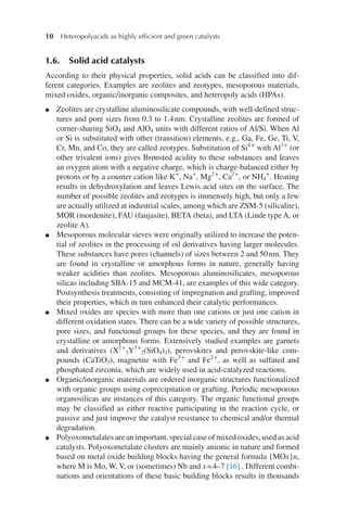 Heteropolyacids As Highly Efficient And Green Catalysts Applied In ...