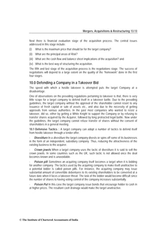 Mergers and Acquisitions IB | PDF