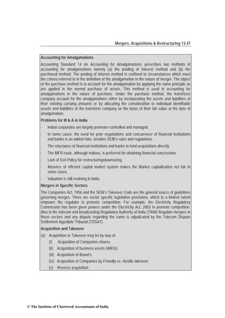 Mergers and Acquisitions IB | PDF