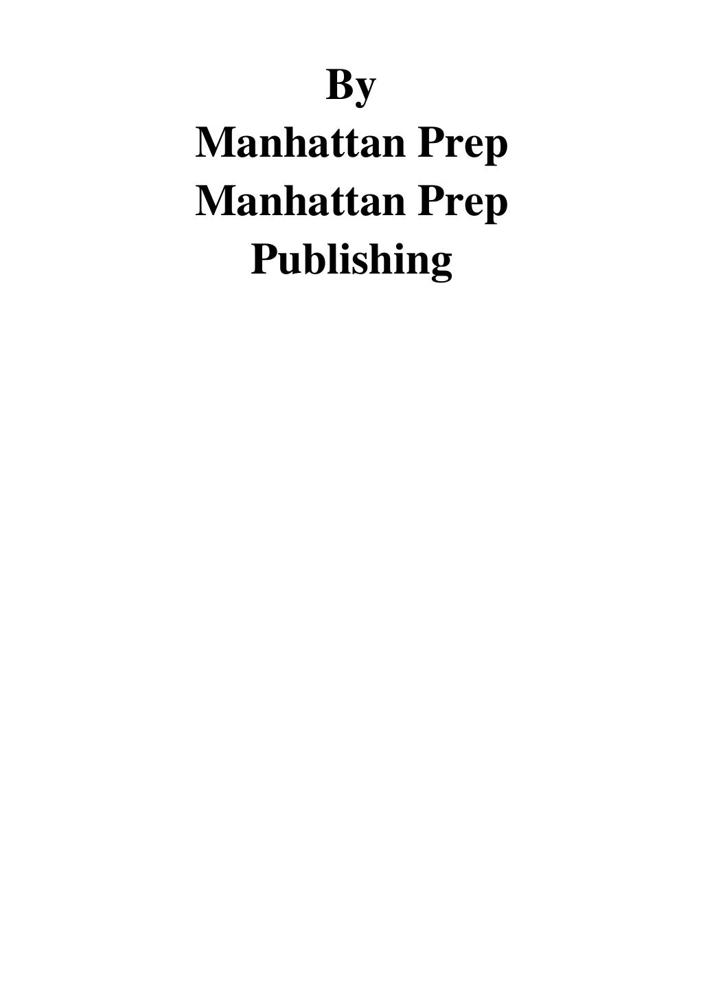 (2014) GRE Number Properties (Manhattan Prep GRE Strategy Guides) (PDF