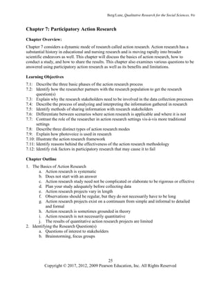 Qualitative Research Methods for the Social Sciences 9th Edition Lune ...