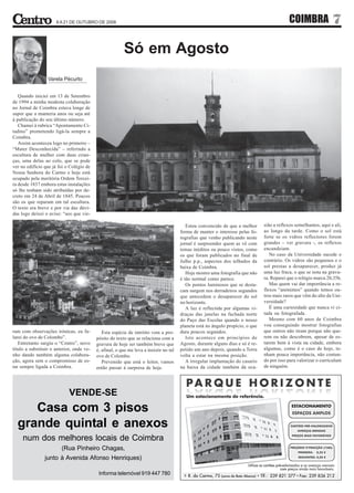 O Centro - n.º 59 – 08.10.2008