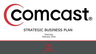 STRATEGIC BUSINESS PLAN
Overview
February 2016
 
