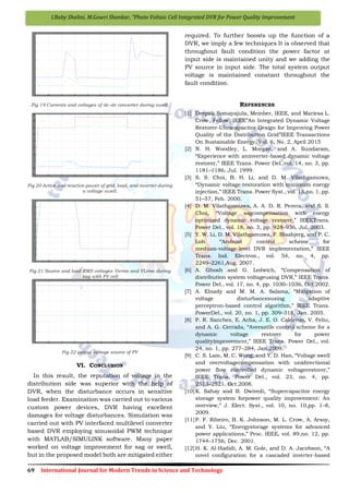 Photo Voltaic Cell Integrated DVR for Power Quality Improvement | PDF