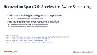 End-to-End Deep Learning with Horovod on Apache Spark Slide 29