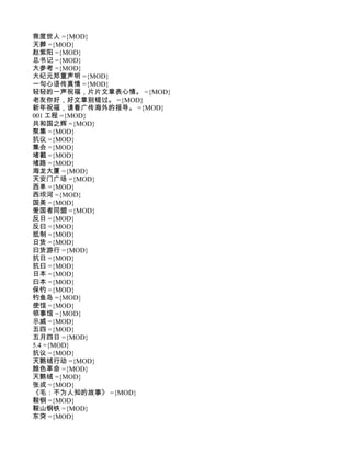 救度世人 ={MOD}
天葬 ={MOD}
赵紫阳 ={MOD}
总书记 ={MOD}
大参考 ={MOD}
大纪元郑重声明 ={MOD}
一句心语传真情 ={MOD}
轻轻的一声祝福，片片文章表心情。 ={MOD}
老友你好，好文章别错过。 ={MOD}
新年祝福，请看广传海外的报导。 ={MOD}
001 工程 ={MOD}
共和国之辉 ={MOD}
聚集 ={MOD}
抗议 ={MOD}
集会 ={MOD}
堵截 ={MOD}
堵路 ={MOD}
海龙大厦 ={MOD}
天安门广场 ={MOD}
西单 ={MOD}
西坝河 ={MOD}
国美 ={MOD}
爱国者同盟 ={MOD}
反日 ={MOD}
反曰 ={MOD}
抵制 ={MOD}
日货 ={MOD}
曰货游行 ={MOD}
抗日 ={MOD}
抗曰 ={MOD}
日本 ={MOD}
曰本 ={MOD}
保钓 ={MOD}
钓鱼岛 ={MOD}
使馆 ={MOD}
领事馆 ={MOD}
示威 ={MOD}
五四 ={MOD}
五月四日 ={MOD}
5.4 ={MOD}
抗议 ={MOD}
天鹅绒行动 ={MOD}
颜色革命 ={MOD}
天鹅绒 ={MOD}
张戎 ={MOD}
《毛：不为人知的故事》 ={MOD}
鞍钢 ={MOD}
鞍山钢铁 ={MOD}
东突 ={MOD}
 