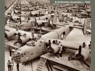 B-24 Bomber Assembly c. 1943 