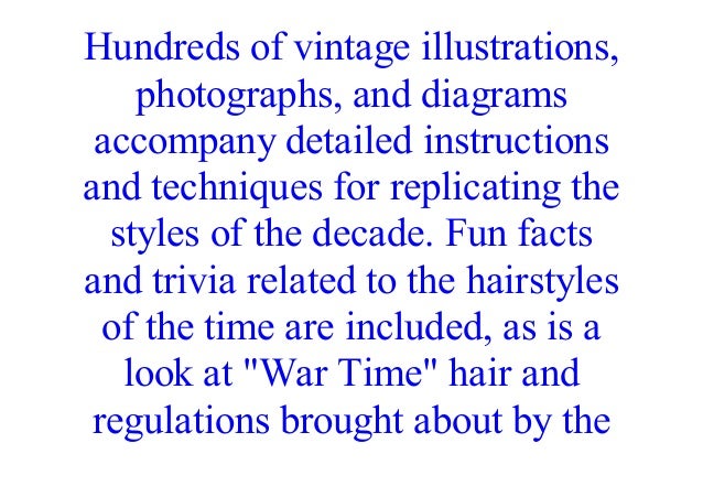 E Books 1940s Hairstyles By Daniela Turudich Full Pdf