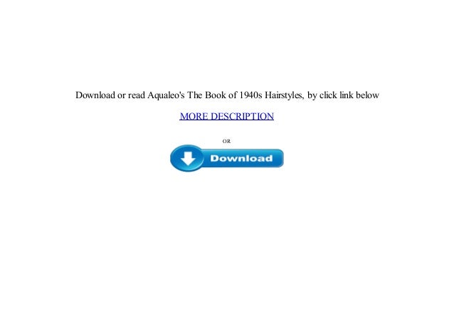 E Books 1940s Hairstyles By Daniela Turudich Full Pdf