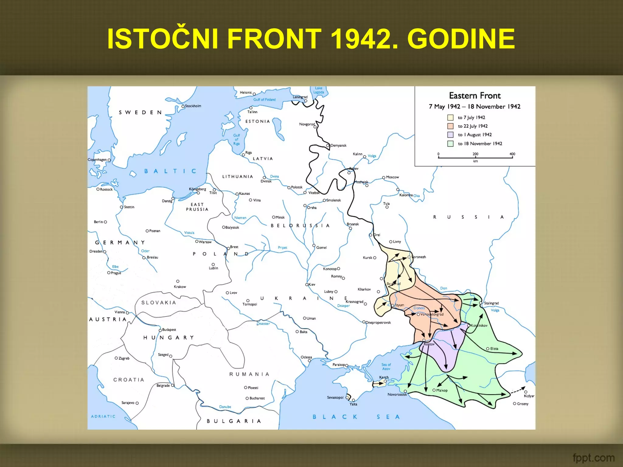 ISTOČNI FRONT 1942. GODINE
 