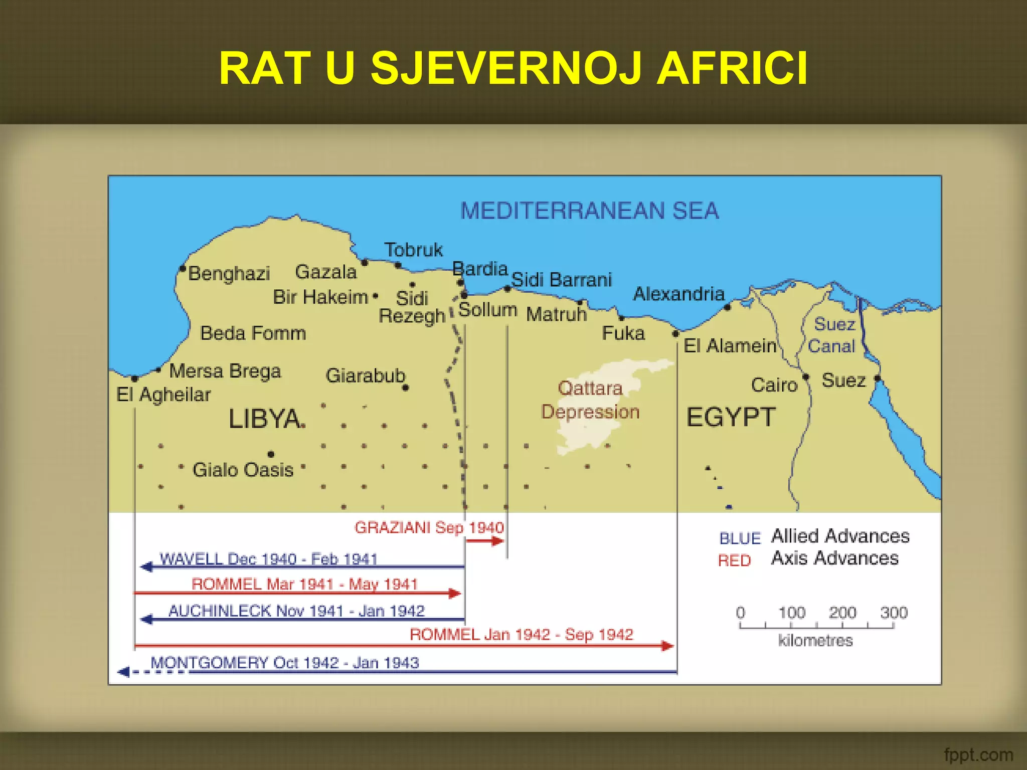 RAT U SJEVERNOJ AFRICI
 
