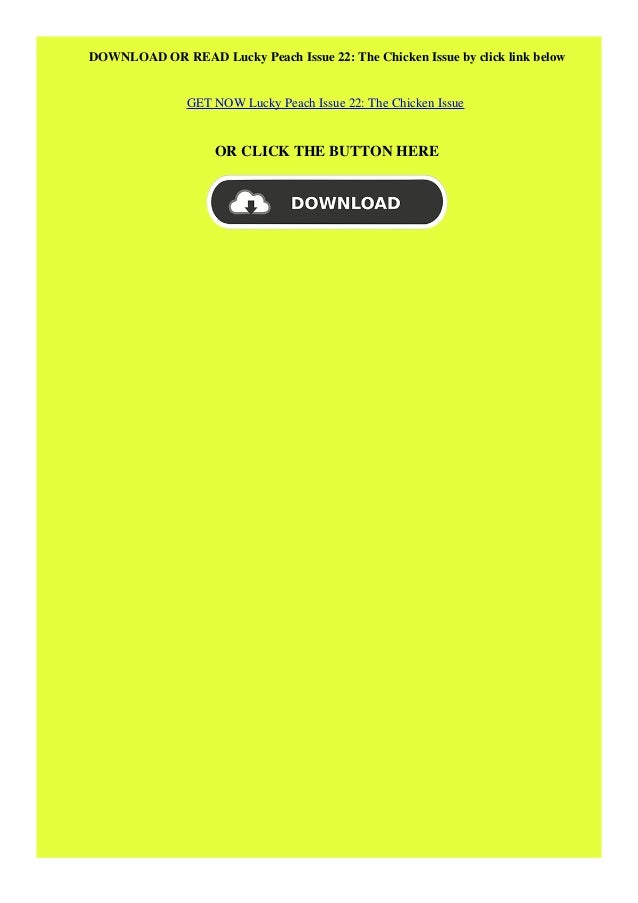 Pdf Lucky Peach Issue 22 The Chicken Issue