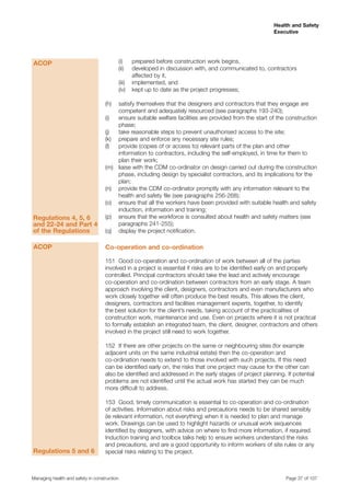 Cdm Risk Drawing 194397267 cdm-regulations-2007 | PDF