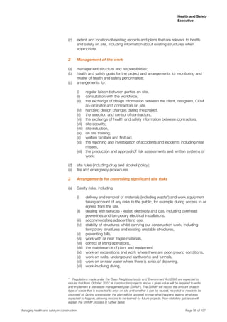 Cdm Risk Note Drawing 194397267 cdm-regulations-2007 | PDF