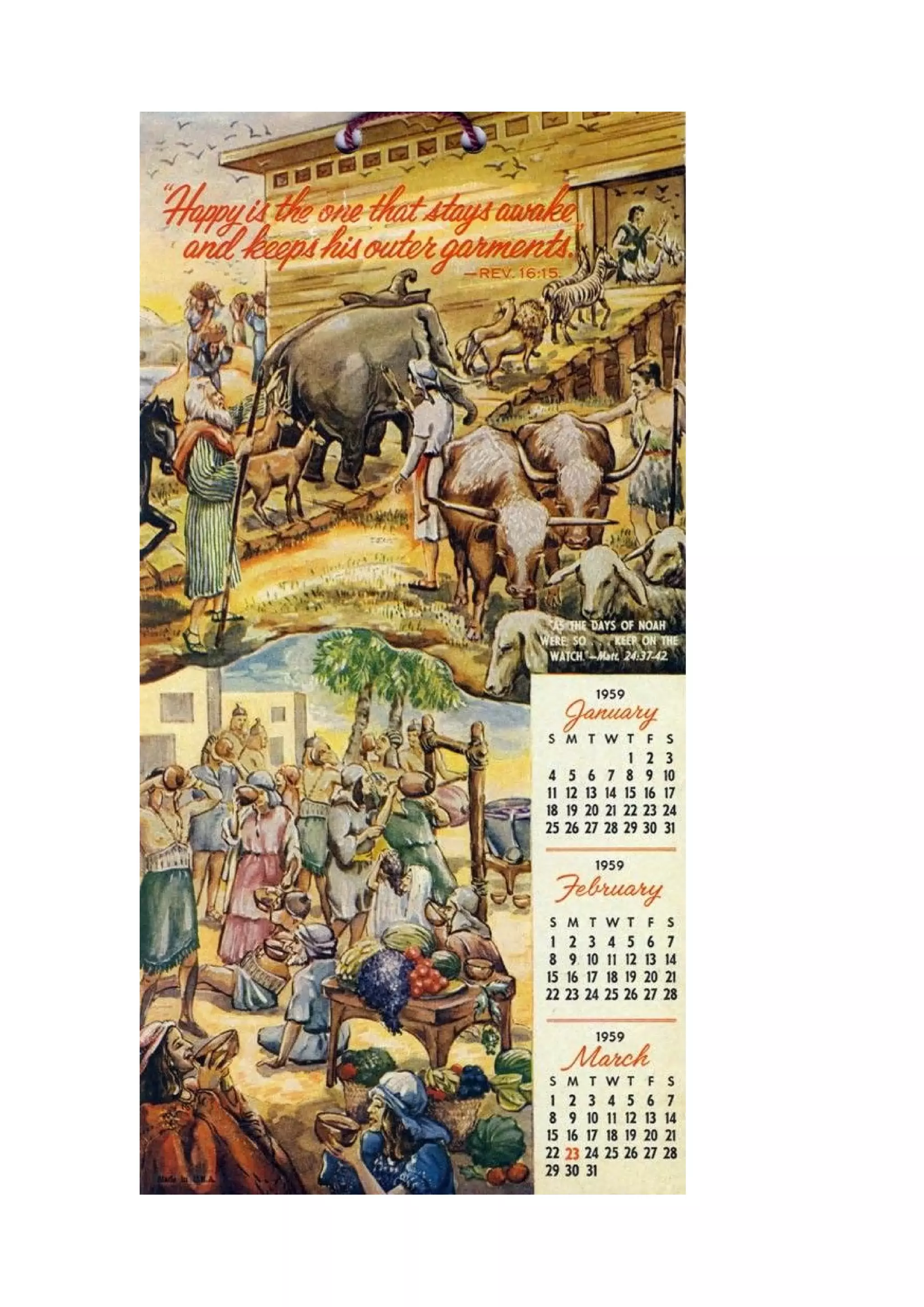 1944 1976 many calendars