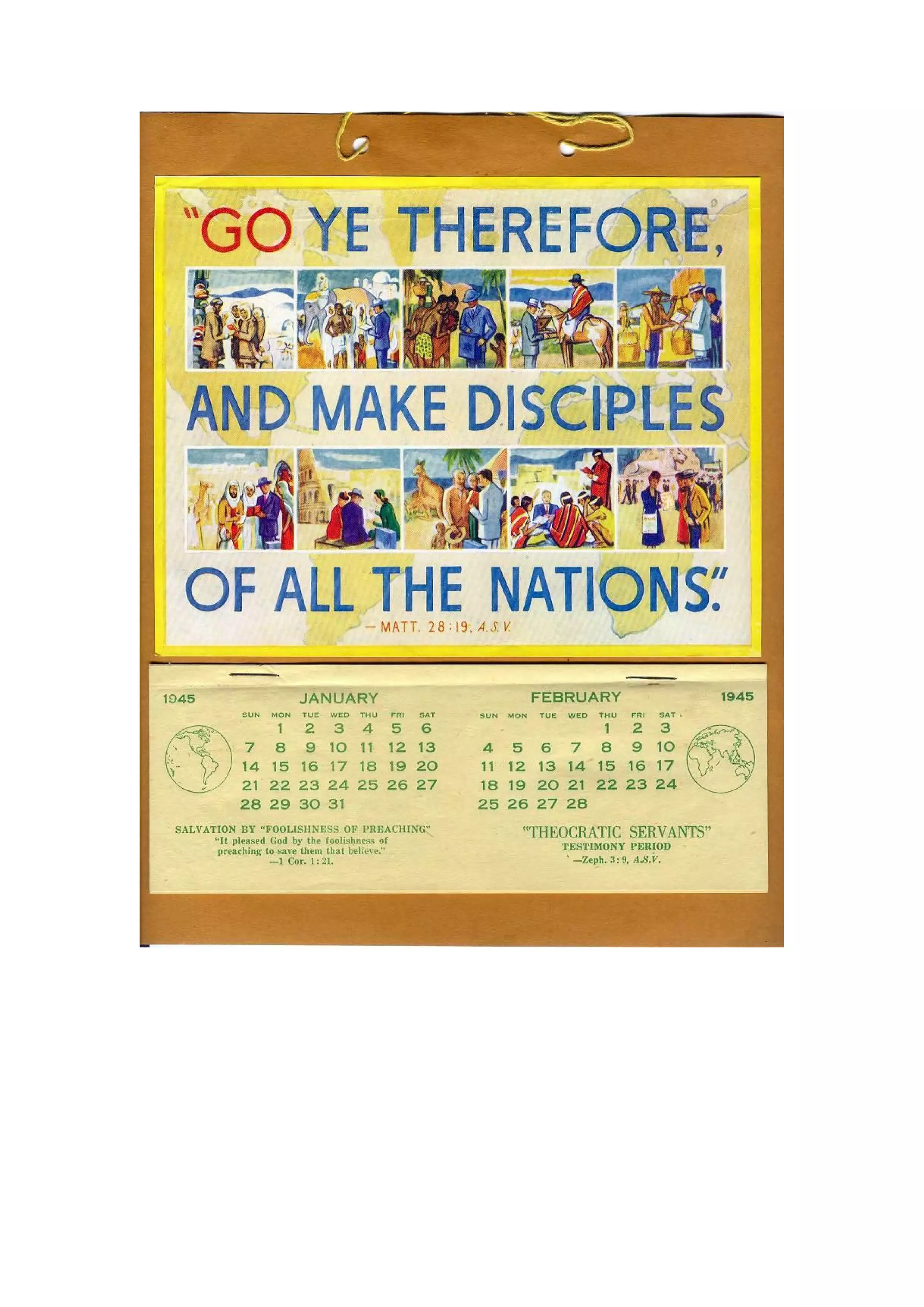 1944 1976 many calendars
