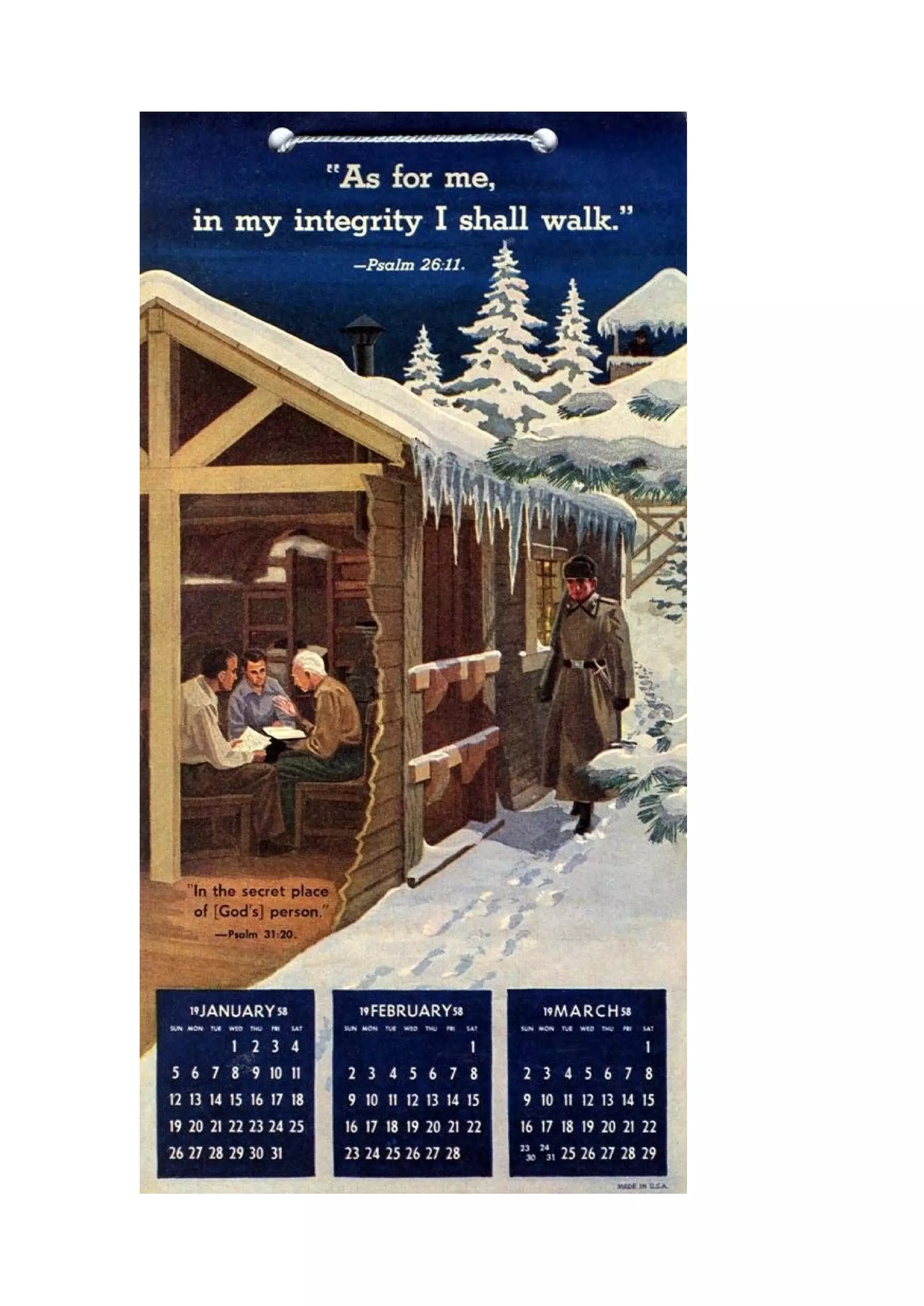 1944 1976 many calendars