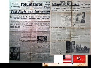 25 août 1944
PARIS
se
libère
 
