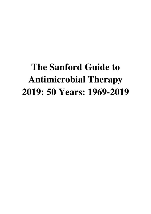 Sanford Antimicrobial Therapy Large
