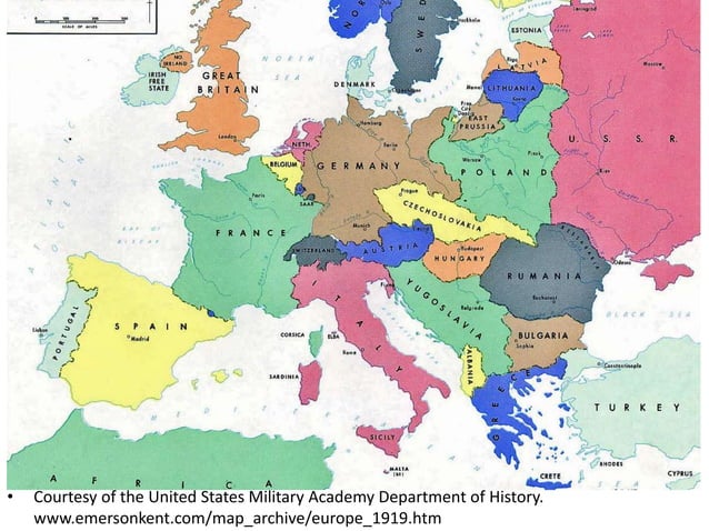 1945 europe map | PPTX