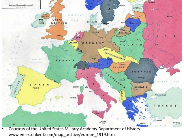 1945 europe map